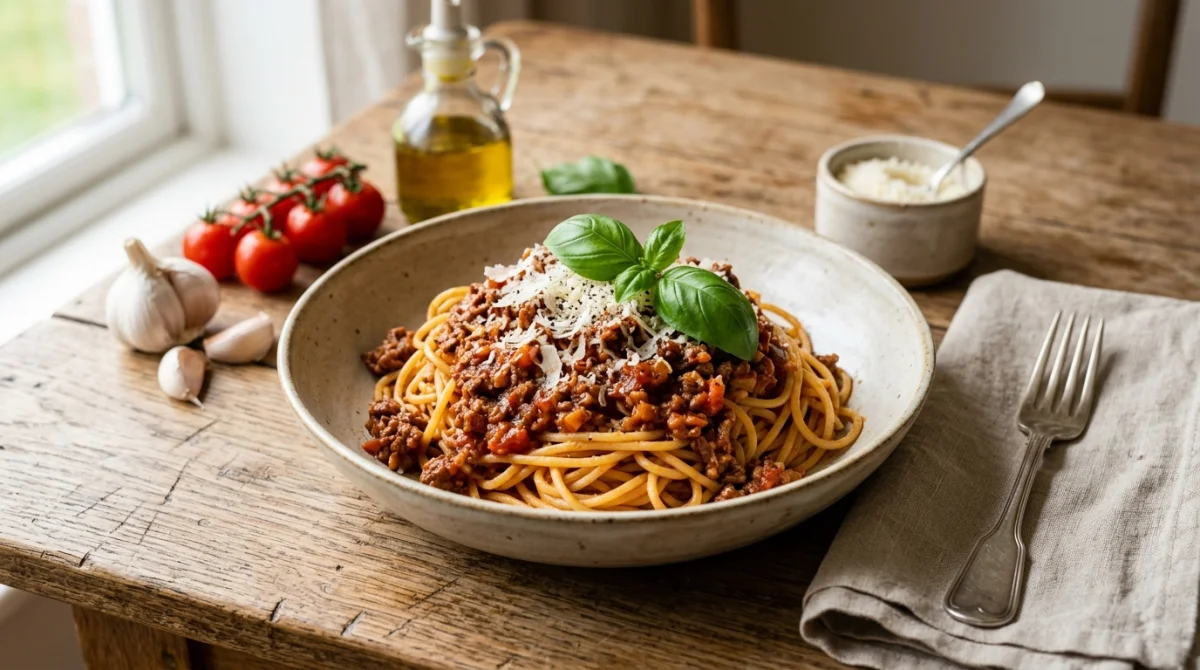 recette italienne spaghetti bolognaise