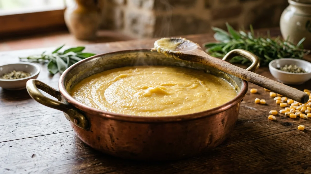 recette polenta traditionnelle italienne