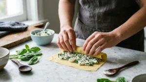 recette italienne cannelloni ricotta epinard