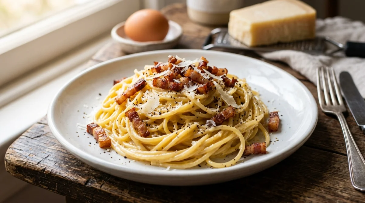 vraie recette carbonara italienne