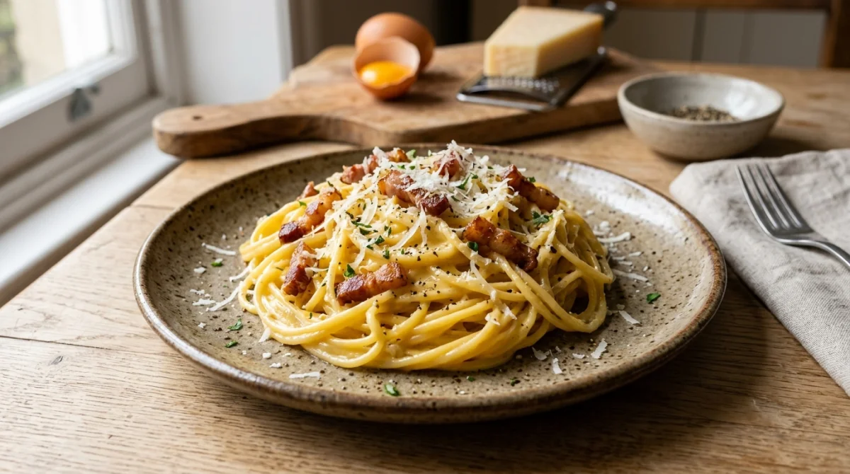 vraie recette carbonara italienne