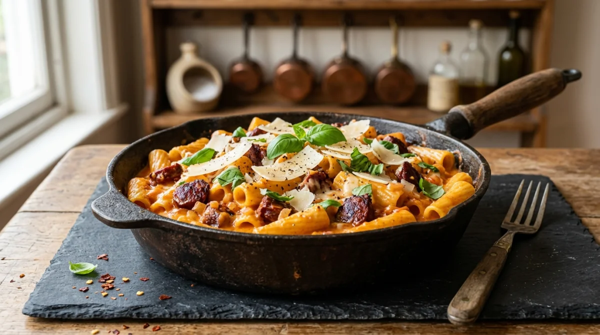 pâte au chorizo recette italienne