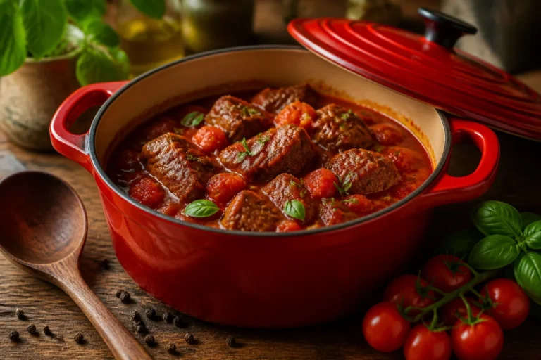 boeuf sauce tomate recette italienne