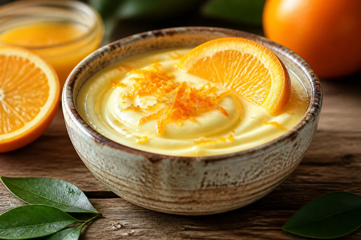 crème à l'orange recette italienne