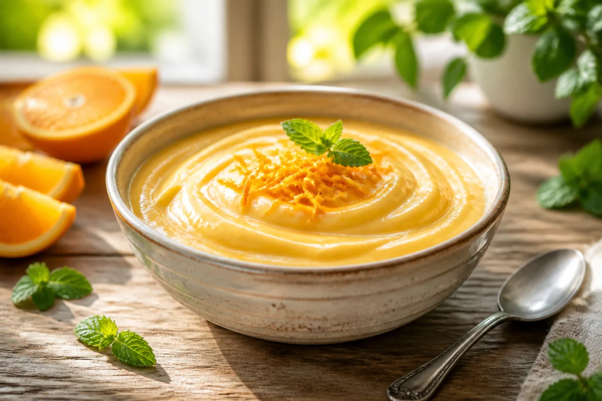crème à l'orange recette italienne