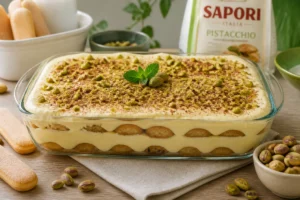 Recette italienne du tiramisu à la pistache
