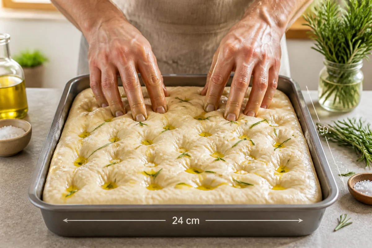 Focaccia au romarin maison facile et moelleuse