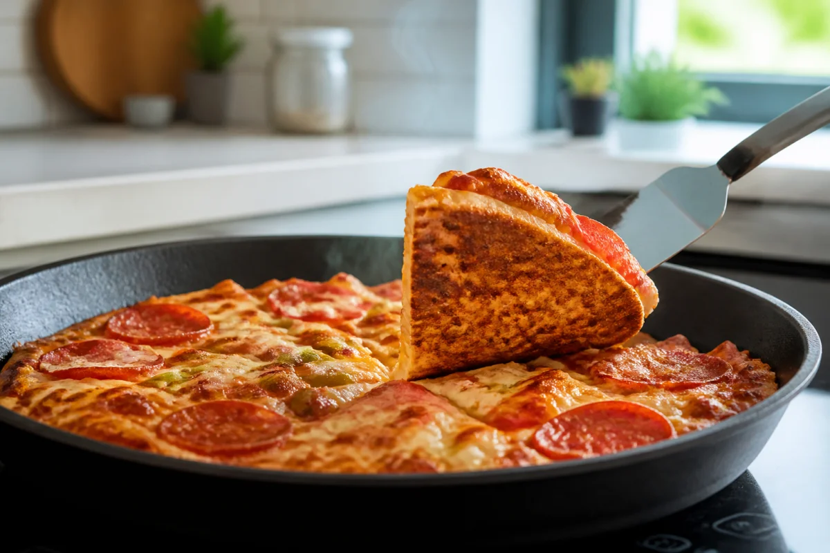 Comment réchauffer une pizza à la poêle