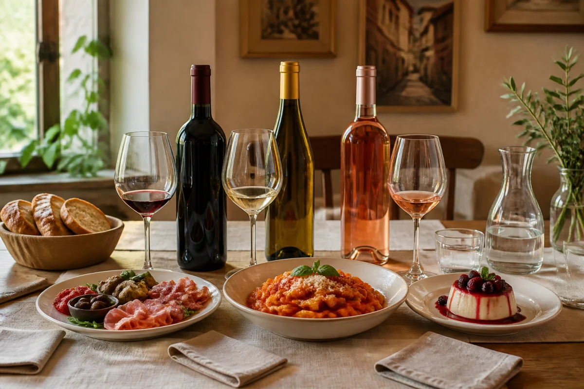 Accords mets et vins italiens pour réussir chaque repas