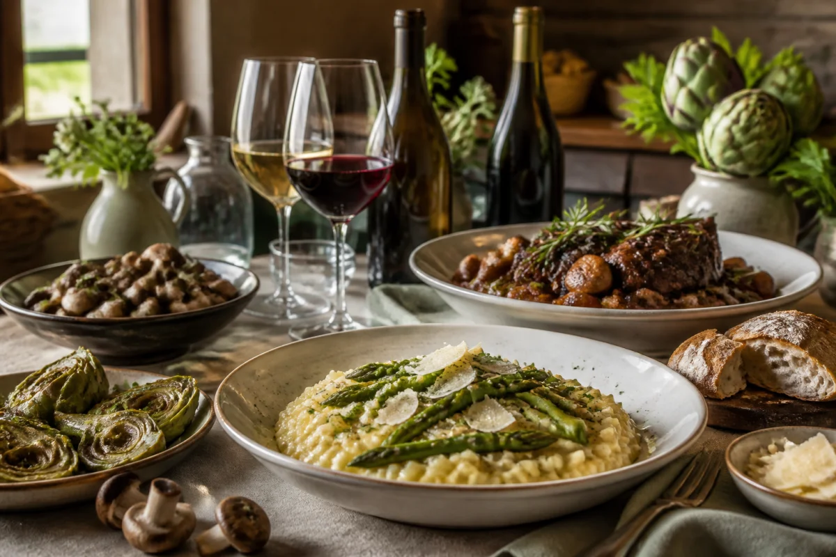 Réussir les accords mets et vins italiens à table